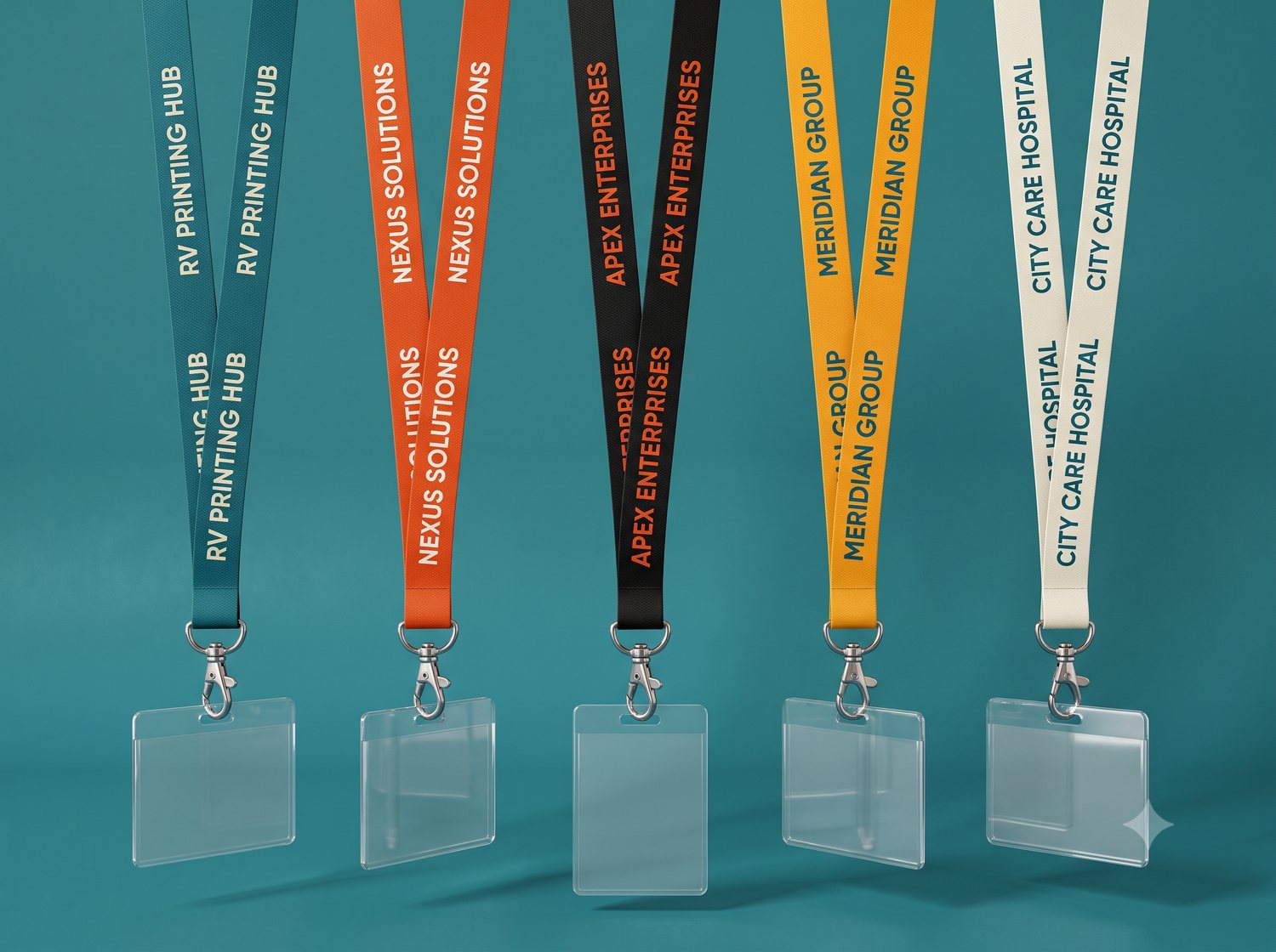 Custom printed lanyards by RV Printing Hub