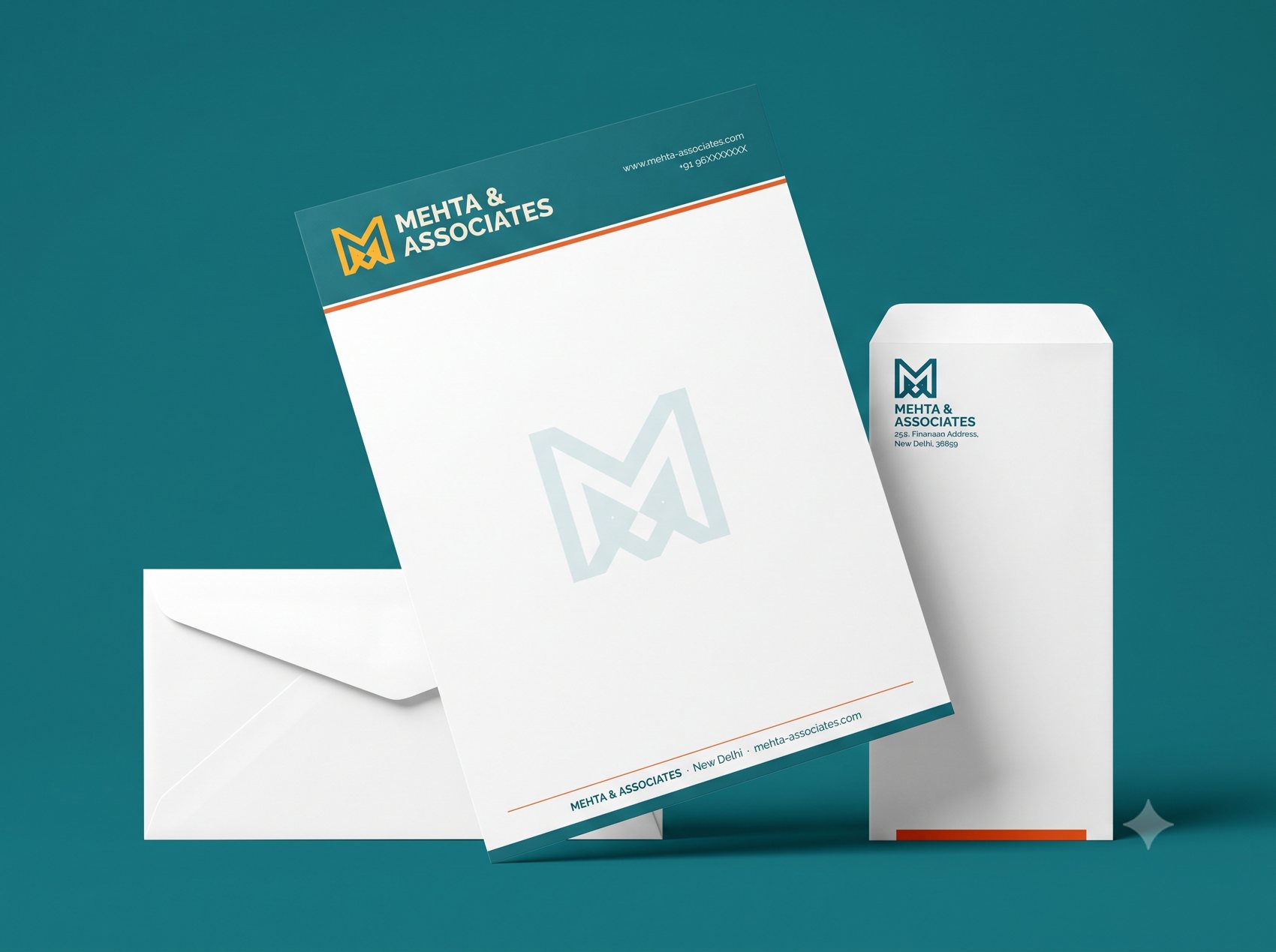 Letterhead and envelope printing by RV Printing Hub, Delhi