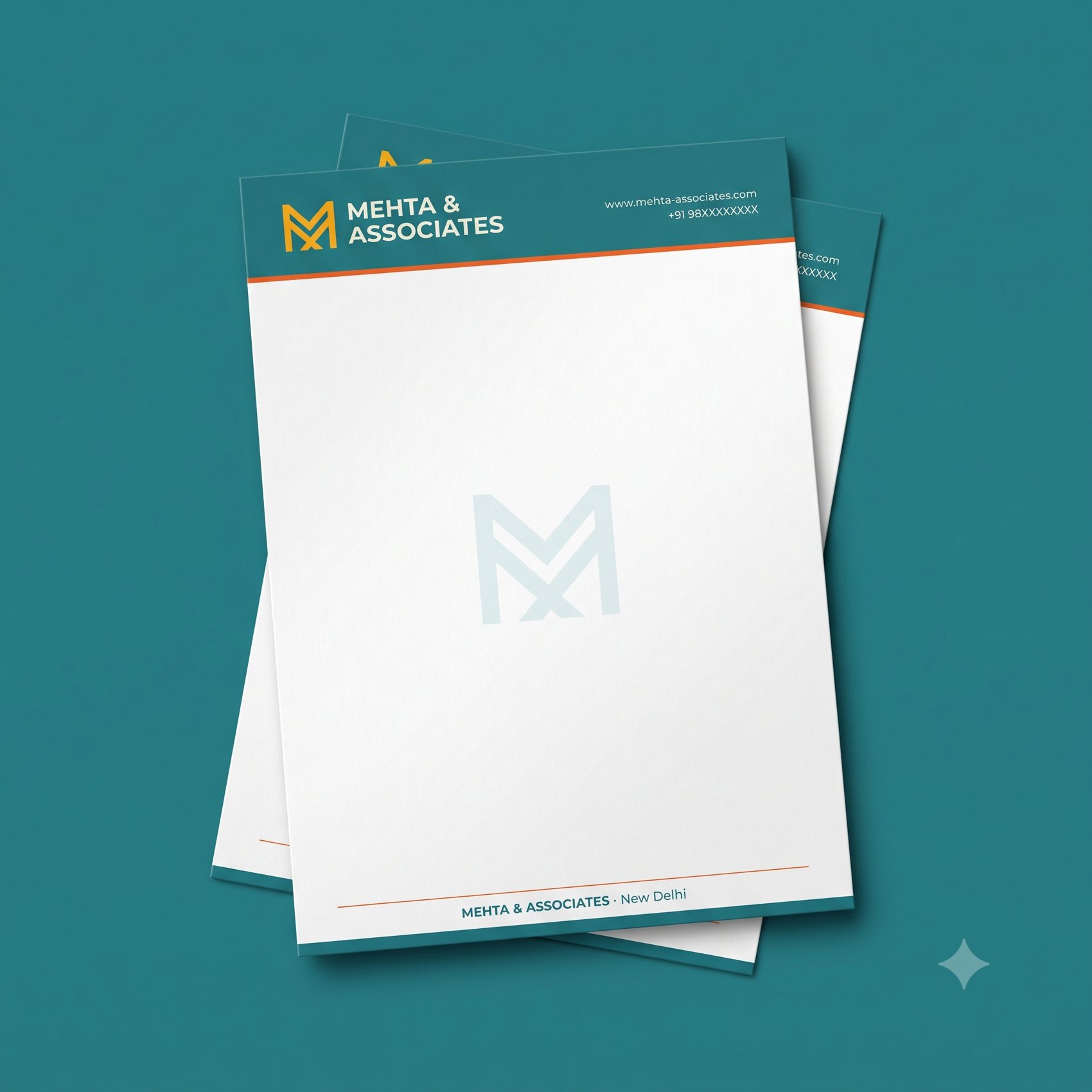 Printed letterhead