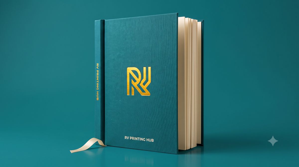 RV Printing Hub hardbound book